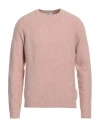 Sandro Man Sweater Pink Size S Cotton, Polyamide, Elastane