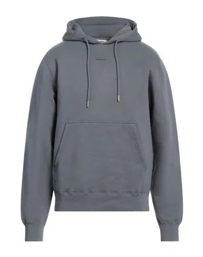 Sandro Man Sweatshirt Grey Size M Cotton, Elastane In Grey