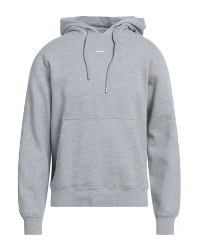 Sandro Man Sweatshirt Grey Size Xl Cotton, Elastane