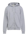 Sandro Man Sweatshirt Grey Size Xl Cotton, Elastane, Polyester In Gray