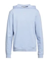 Sandro Man Sweatshirt Lilac Size S Cotton, Elastane In Purple