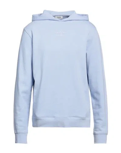 Sandro Man Sweatshirt Lilac Size S Cotton, Elastane In Purple