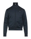 Sandro Man Sweatshirt Midnight Blue Size M Polyester, Cotton, Elastane In Blue