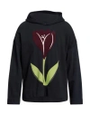 Sandro Man Sweatshirt Midnight Blue Size S Cotton, Elastane In Blue
