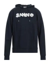 Sandro Man Sweatshirt Midnight Blue Size Xl Cotton, Elastane, Acrylic, Wool
