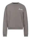 Sandro Man Sweatshirt Military Green Size Xl Cotton, Elastane In Green