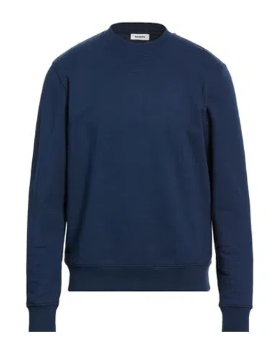 Sandro Man Sweatshirt Navy Size Xs Cotton