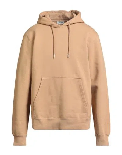 Sandro Man Sweatshirt Sand Size Xl Cotton, Elastane In Neutral