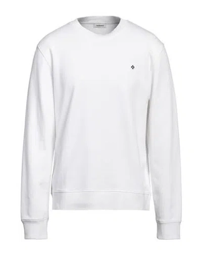 Sandro Man Sweatshirt White Size Xl Cotton, Elastane
