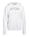 Sandro Man Sweatshirt White Size Xs Cotton, Elastane, Acrylic, Wool In White