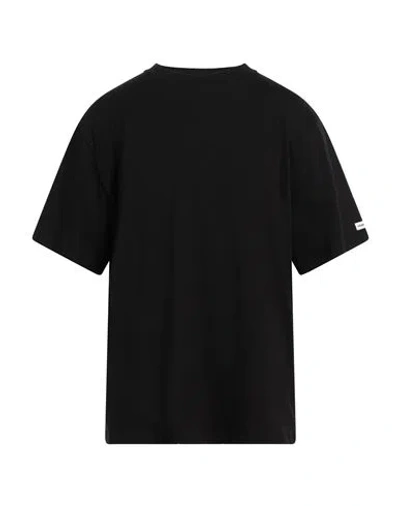 Sandro Man T-shirt Black Size M Cotton, Elastane