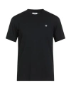 Sandro Man T-shirt Black Size S Cotton, Polyamide