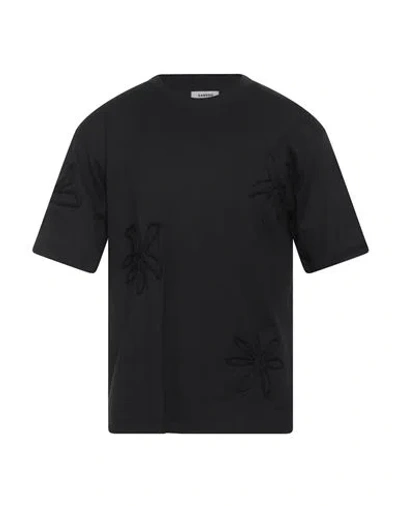 Sandro Man T-shirt Black Size Xl Cotton