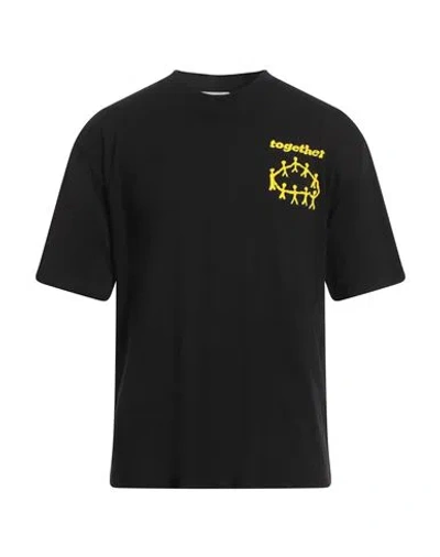 Sandro Man T-shirt Black Size L Cotton