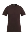 Sandro Man T-shirt Dark Brown Size S Cotton