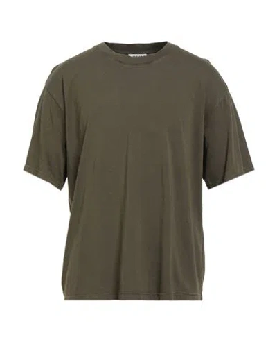 Sandro Man T-shirt Military Green Size L Cotton