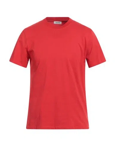 Sandro Man T-shirt Red Size Xl Cotton