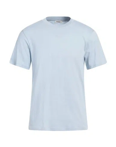 Sandro Man T-shirt Sky Blue Size L Cotton
