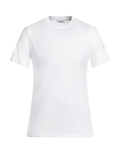 Sandro Man T-shirt White Size L Cotton