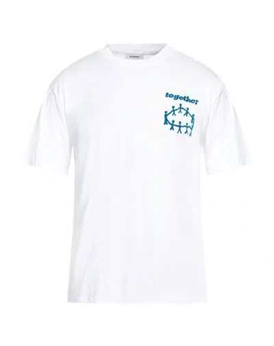 Sandro Man T-shirt White Size Xl Cotton