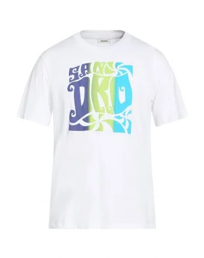 Sandro Man T-shirt White Size Xl Cotton