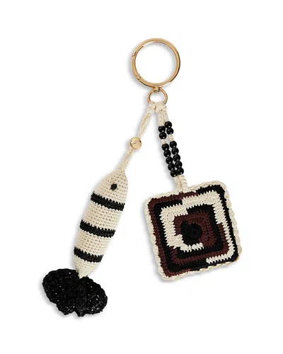 Sandro Marlin Crochet Keyring In Multi