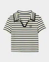 Sandro Striped Polo Shirt In Multi