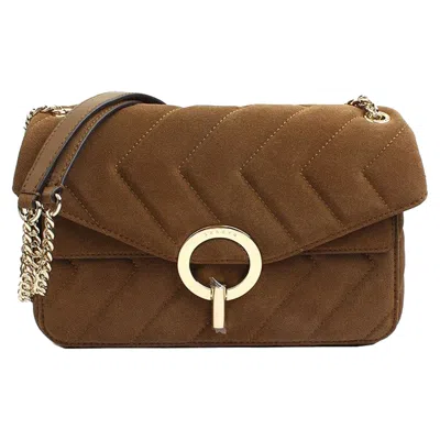 Sandro Matelassé Gold Crossbody And Shoulder Bag In Red