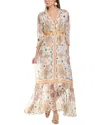 Sandro Maxi Dress In Beige