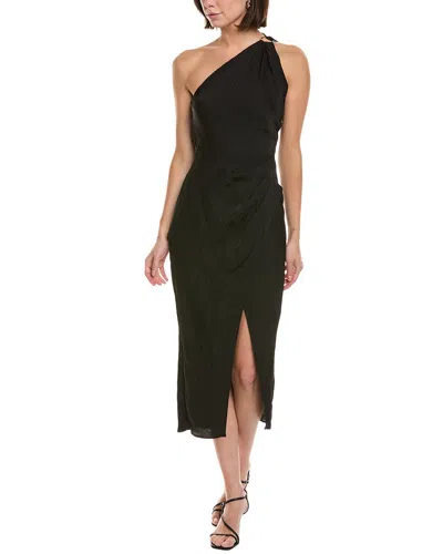Sandro Maxi Dress In Black