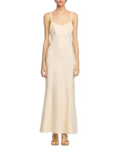SANDRO MAXI SLIP DRESS