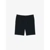 Sandro Mens Bleus Regular-fit Side-pocket Cotton Shorts