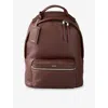 Sandro Coated-finish Zipped Backpack In Bruns