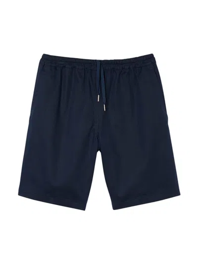 Sandro Men's Cotton Shorts In Dark Blue