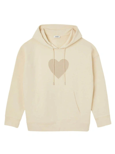 Sandro Men's Fleece Hoodie In Natural