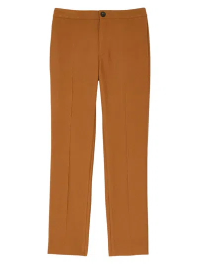 Sandro Men's Jersey Pants In Caramel