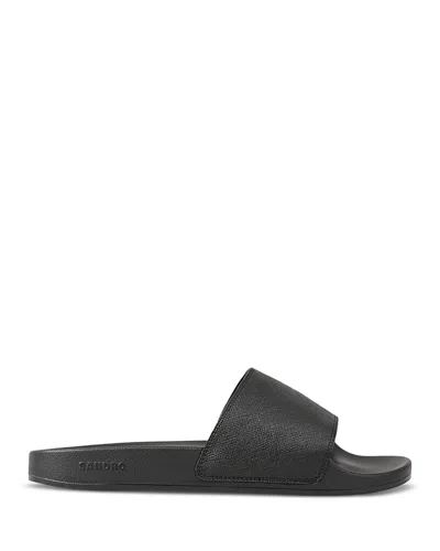 SANDRO MEN'S LEATHER SANDALS