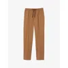 Sandro New Alpha Straight Leg Wool Blend Pants In Naturels
