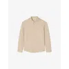 Sandro Mens Naturels Joker Long-sleeve Regular-fit Stretch-woven Shirt