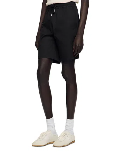 SANDRO MEN'S NEW GAMMA REGULAR FIT COTTON BLEND SHORTS