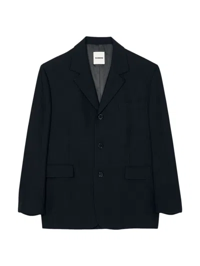 Sandro Men's Oversized Suit Jacket In Black