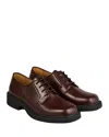 Sandro Mens Bruns Square-toe Lace-up Leather Derby Shoes