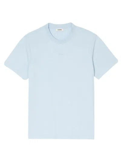 Sandro Men's Short-sleeved T-shirt In Sky Blue