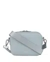 Sandro Men's Small Saffiano Leather Bag In Blue Sky