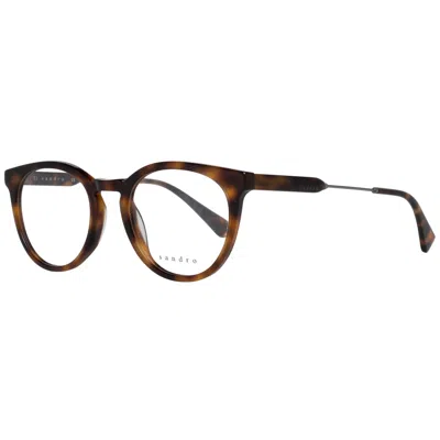 Sandro Men' Spectacle Frame  Paris Sd1005 50201 Gbby2 In Brown