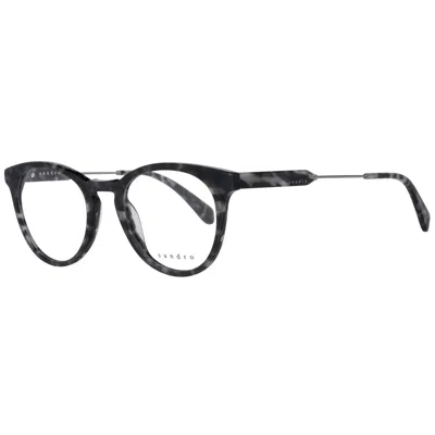Sandro Men' Spectacle Frame  Paris Sd1005 50207 Gbby2 In Black