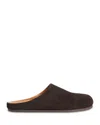 Sandro Split Leather Mules In Multi