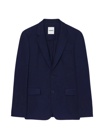 Sandro Men's Suit Jacket In Navy Blue