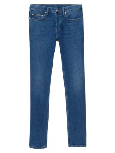 Sandro Men's Washed Slim Cut Jeans In Denim Jean