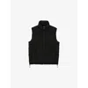 Sandro Mens Black Sleeveless Round-collar Stretch-woven Technical Puffer Xl In Black